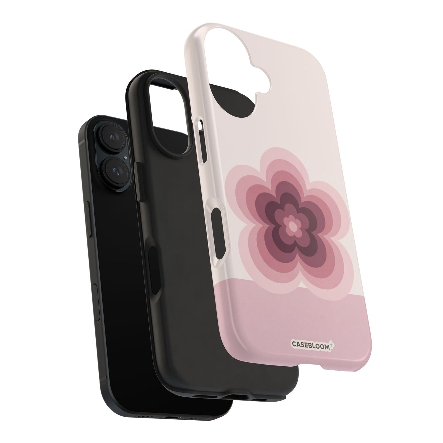 Rose Bloom Retro - iPhone Case