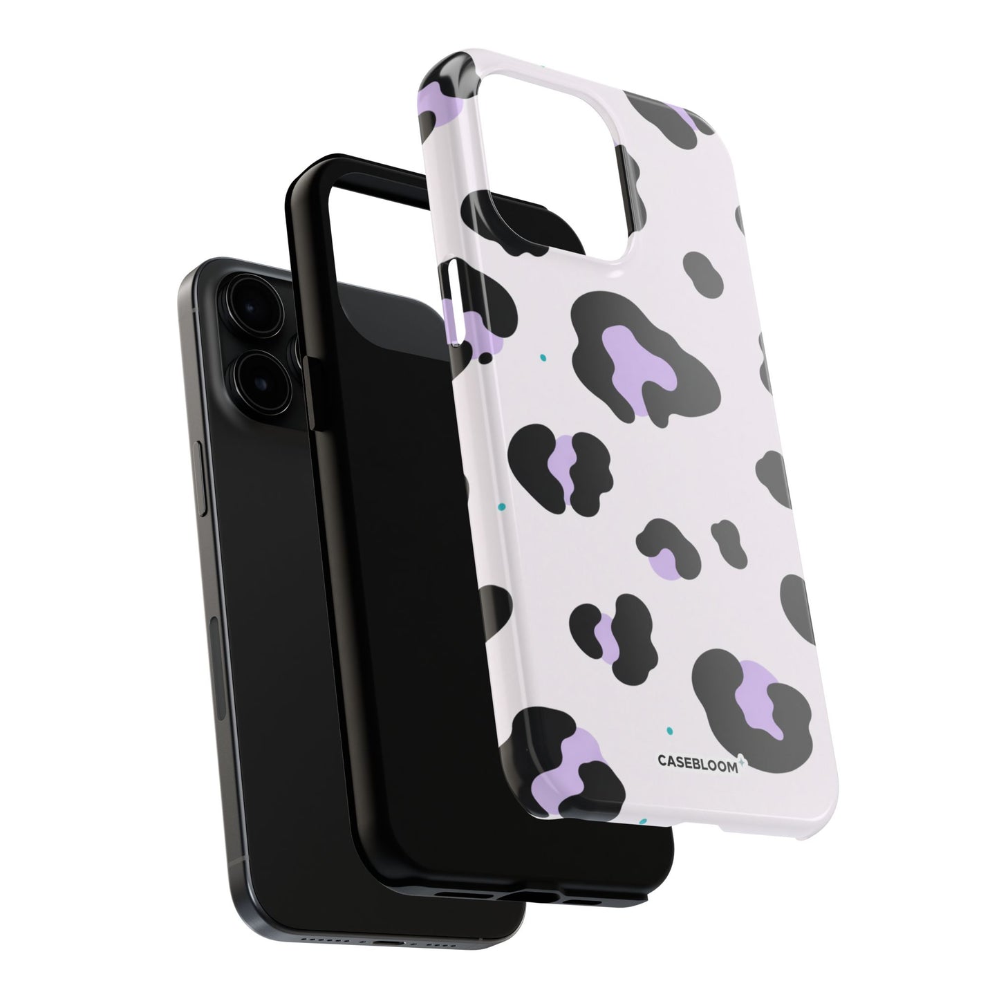 Lilac Leopard - iPhone Case