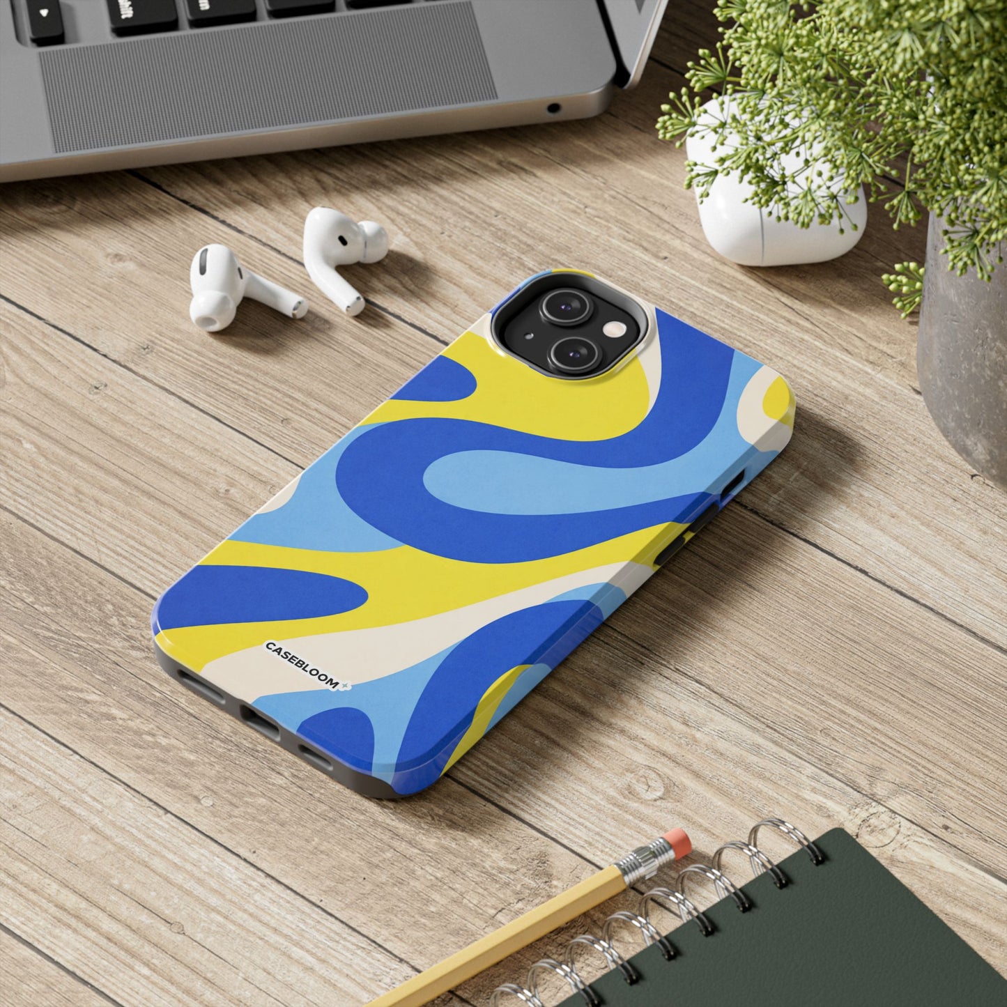 Cobalt Blue Lemon - iPhone Case