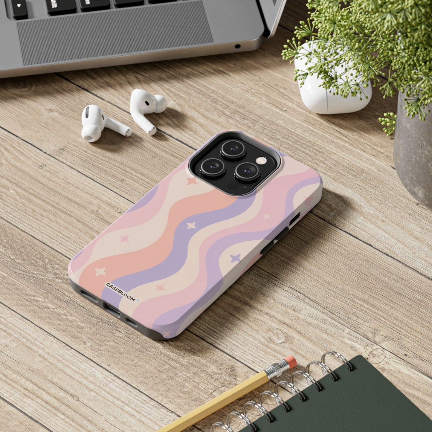 Pastel Stars Flow - iPhone Case