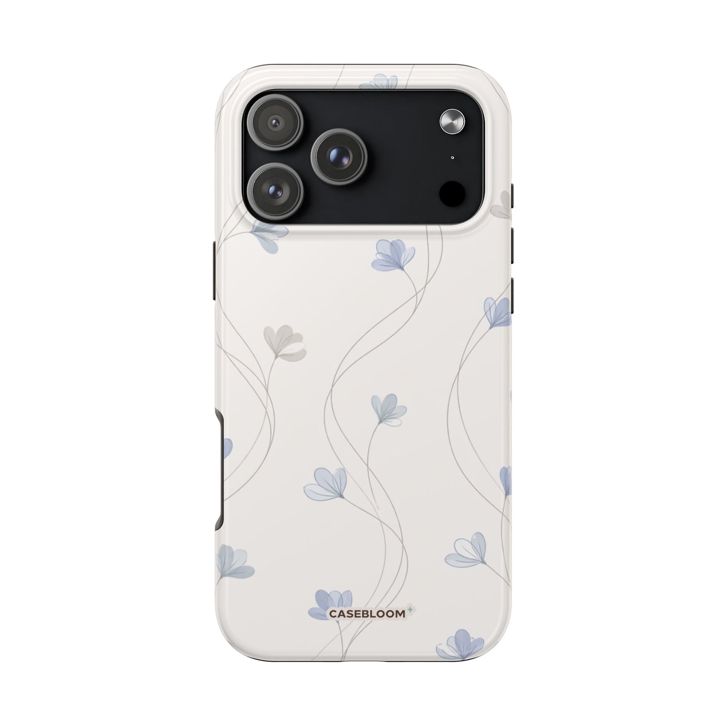 Blue Petal Vine - iPhone Case