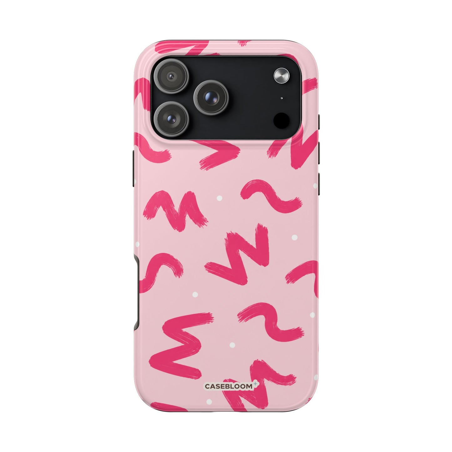 Bubblegum Squiggle - iPhone Case