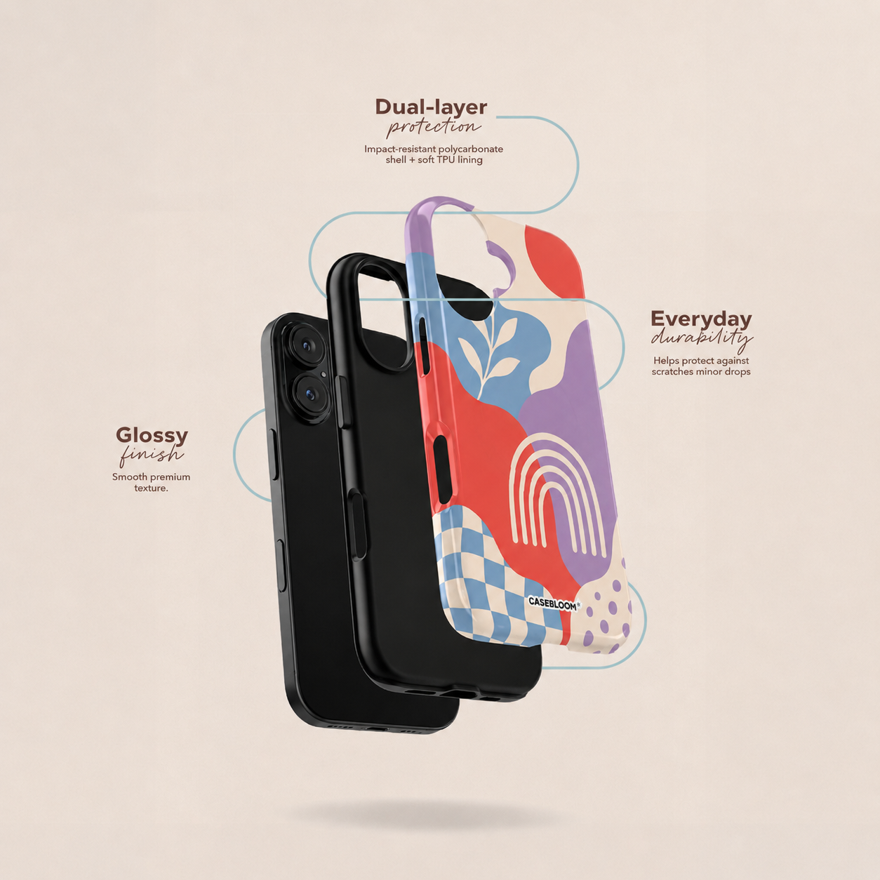 Soft Grid - iPhone Case