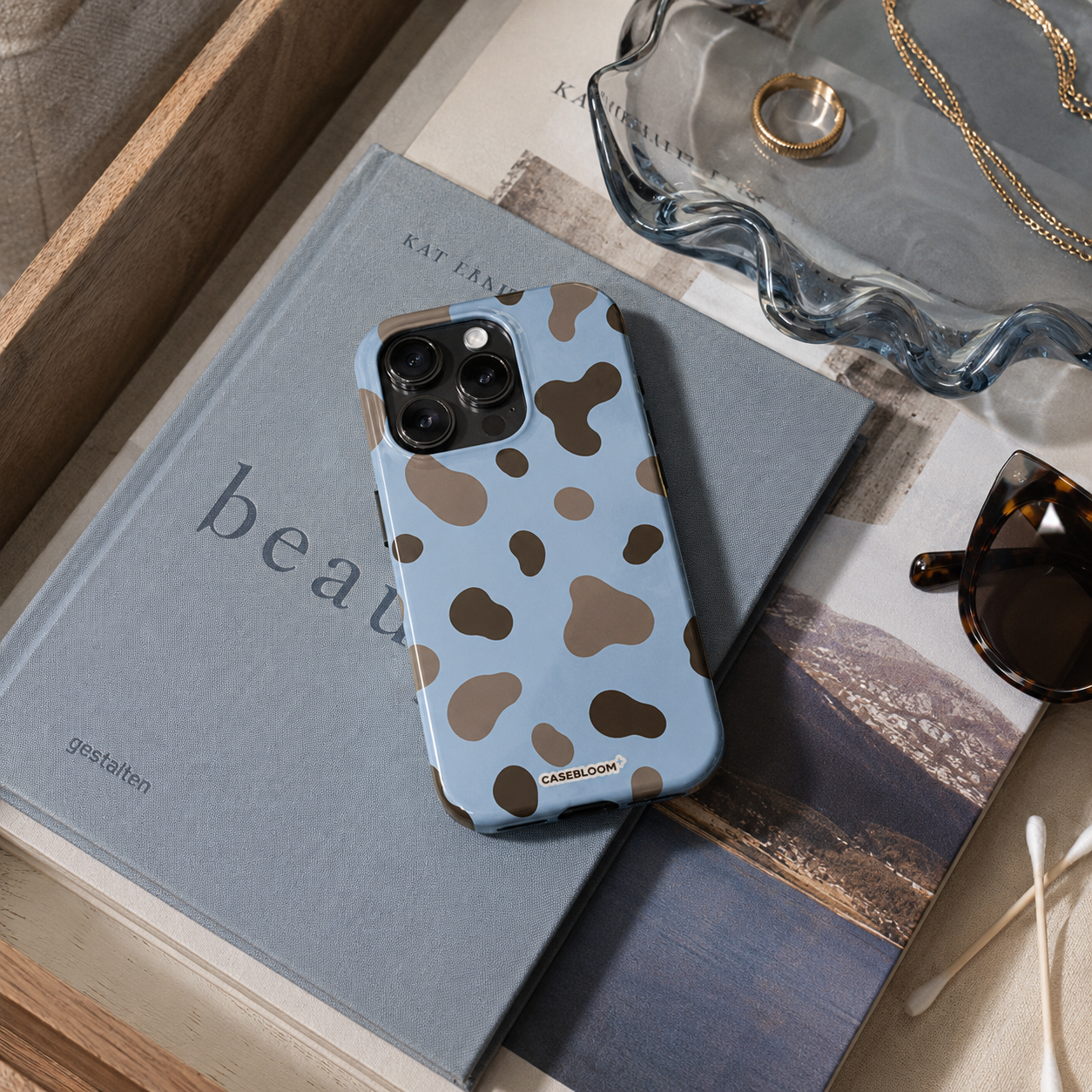 Dusty Cocoa Spot - iPhone Case