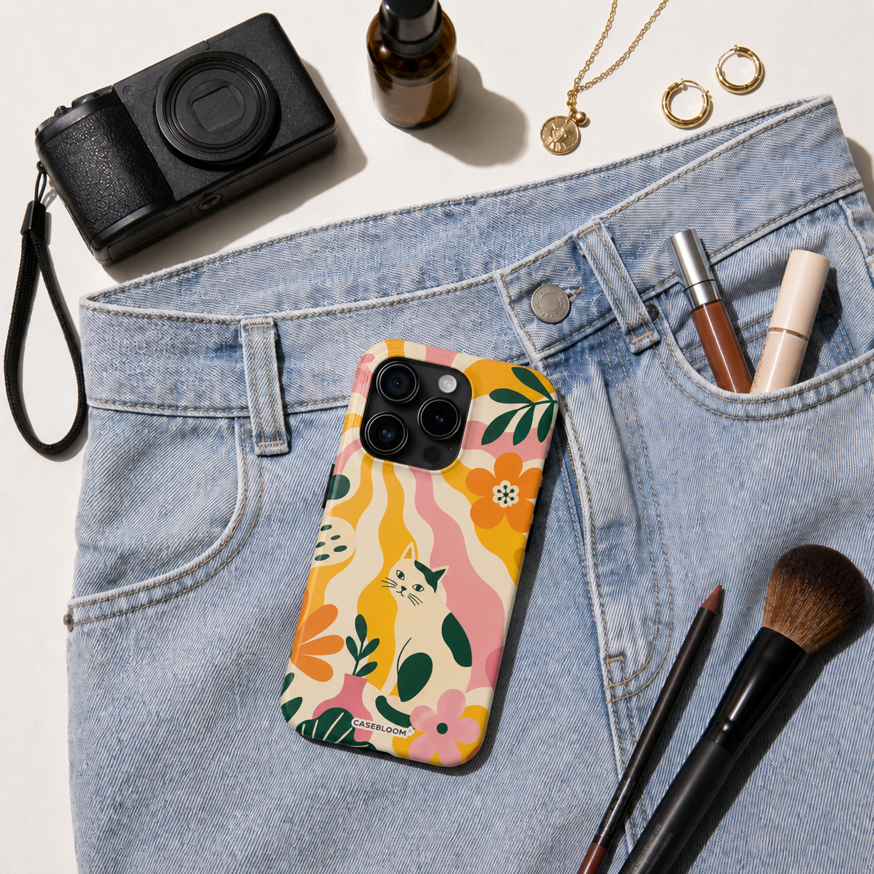 Garden Cat Pop - iPhone Case