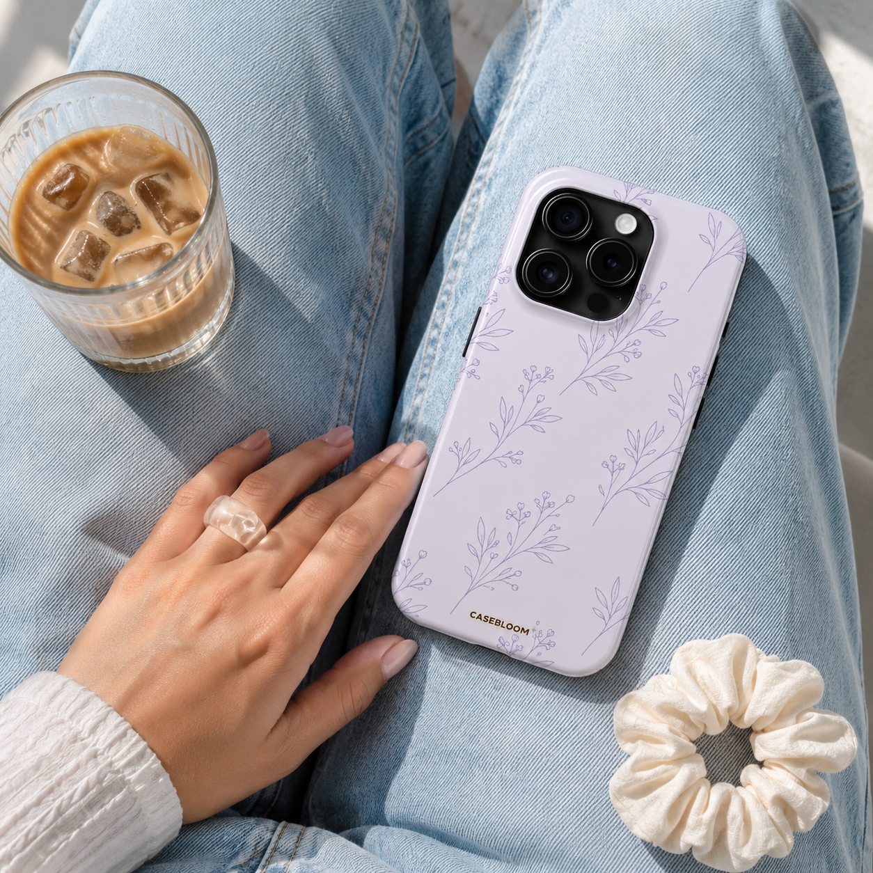 Lilac Sprig - iPhone Case