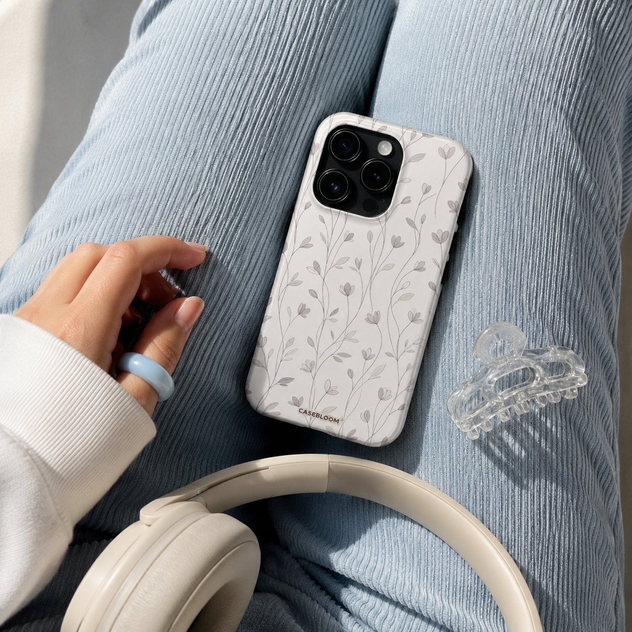 Taupe Willowbud - iPhone Case
