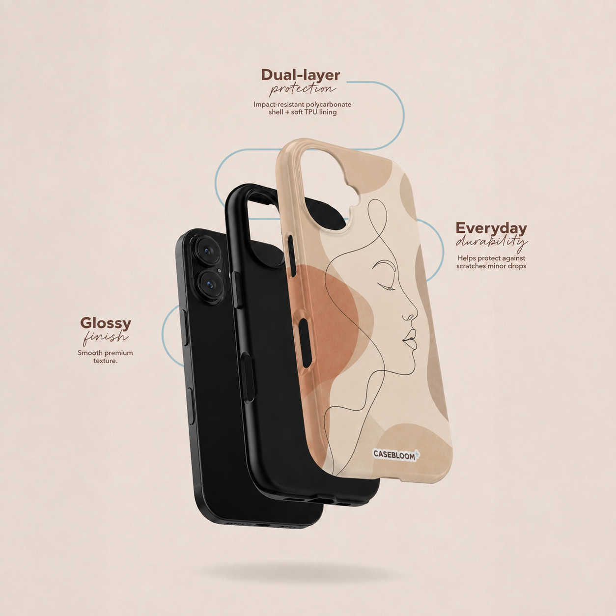 Abstract Serenity - iPhone Case