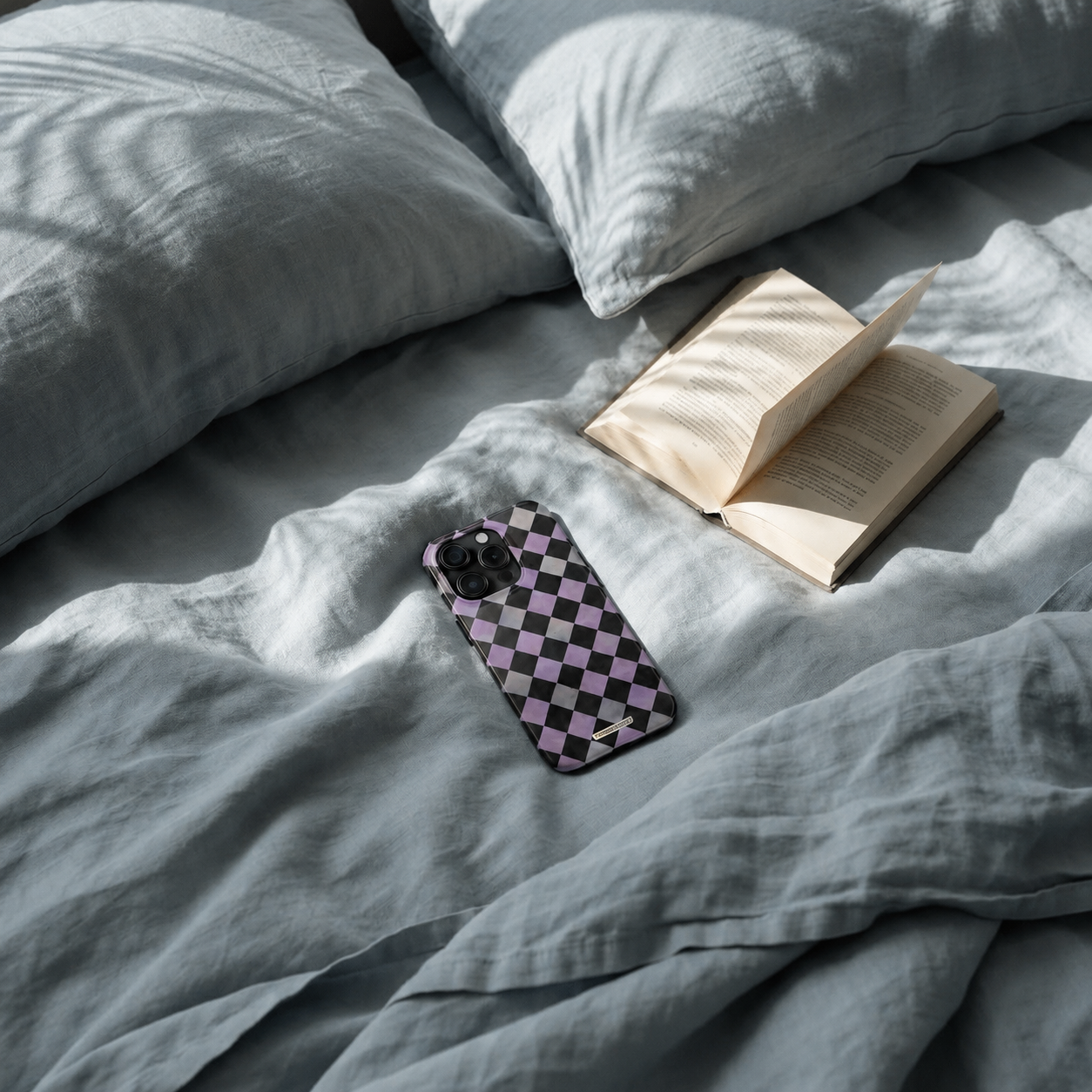 Lilac Argyle - iPhone Case