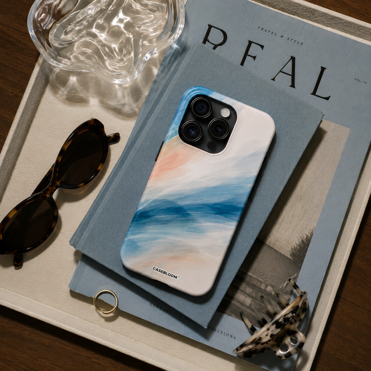 Aqua Drift - iPhone Case