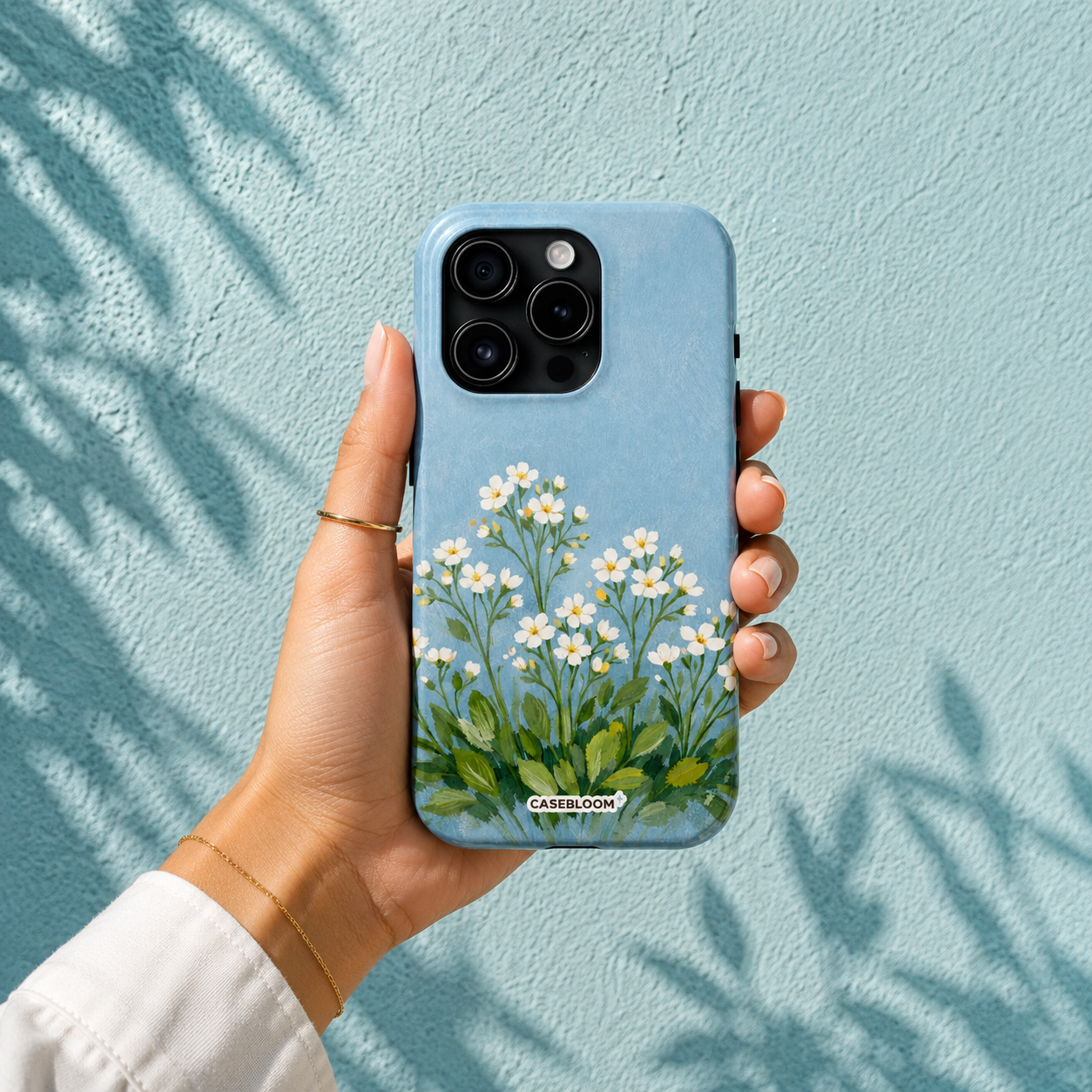 Blue Daisyfield - iPhone Case