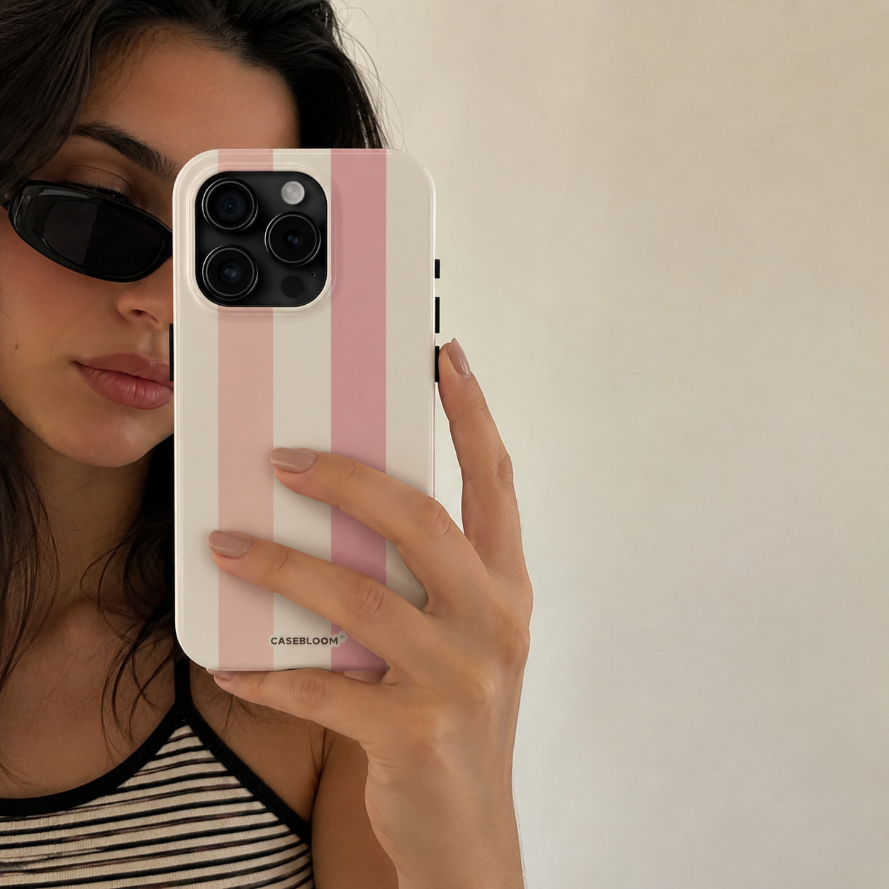 Pink Stripe - iPhone Case
