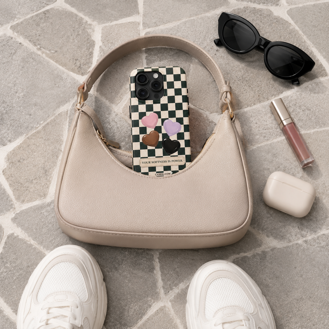 Velvet Check - iPhone Case