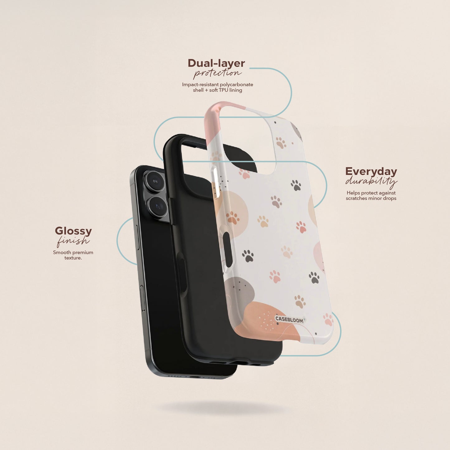 Frenchie Friends - iPhone Case