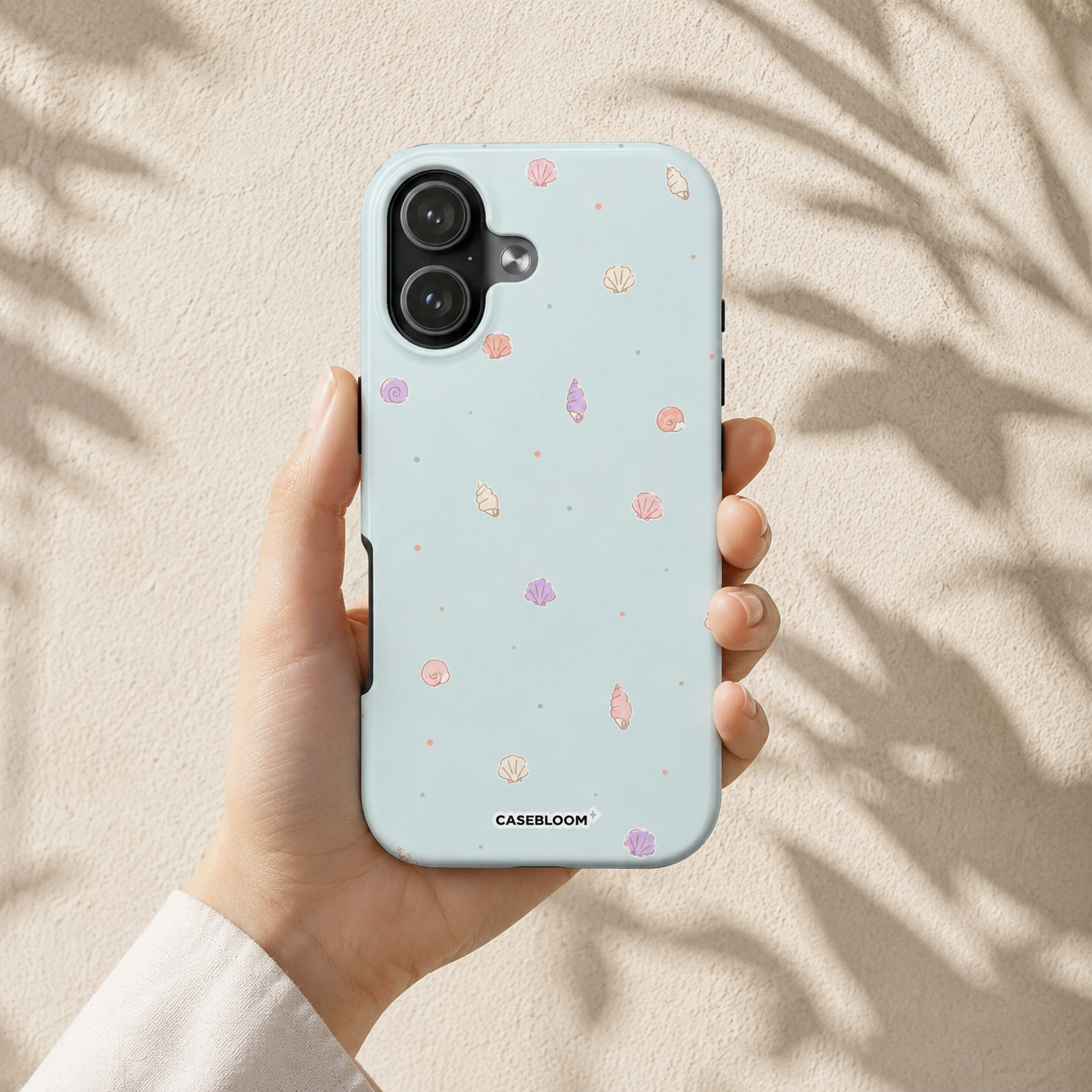 Seafoam Shells - iPhone Case