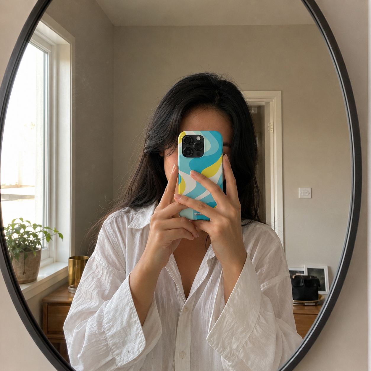 Ocean Pop Flow - iPhone Case